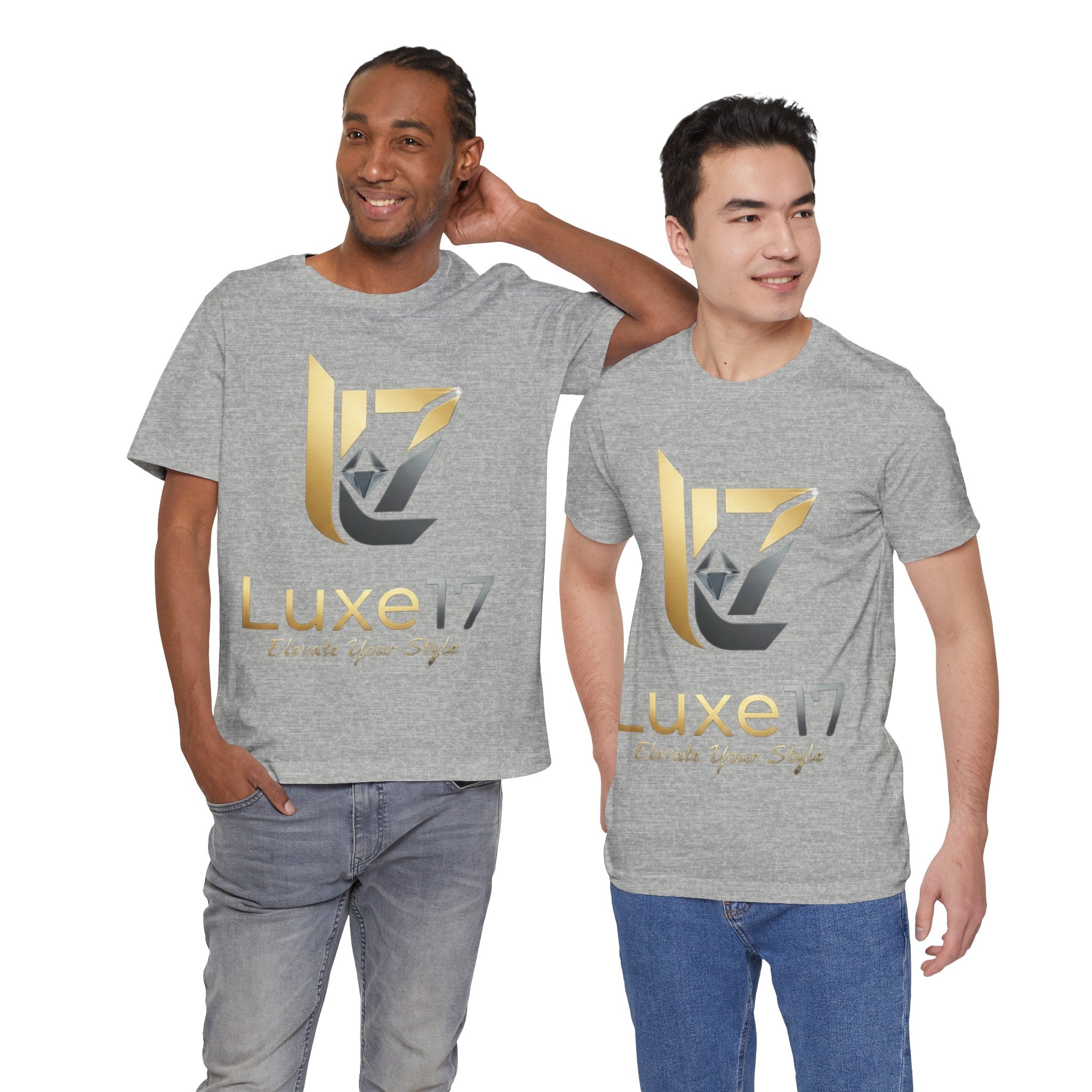 Luxe17 “Elevate Your Style” Logo T‑Shirt