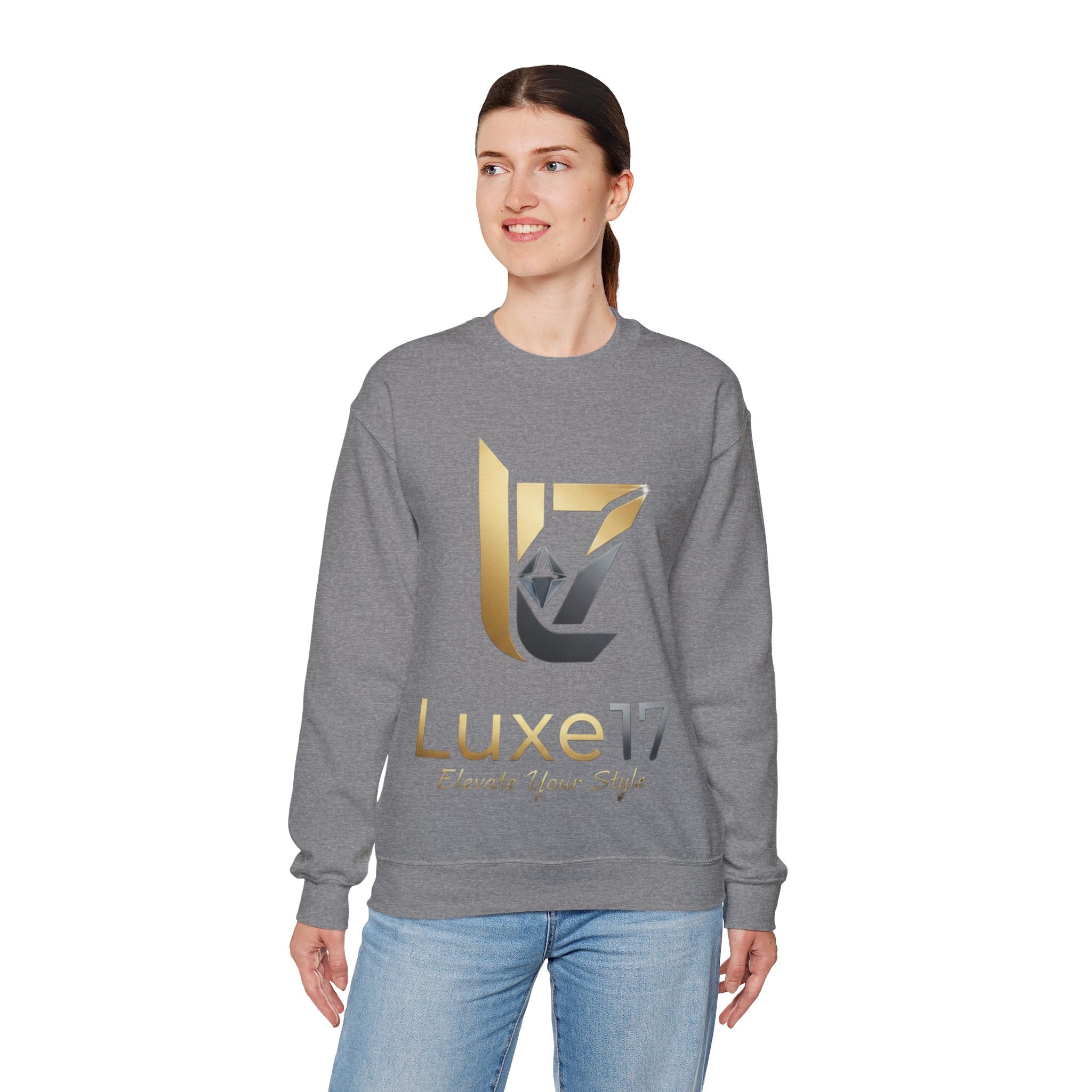 Luxe17 Logo Crewneck Sweatshirt — Elevate Your Style