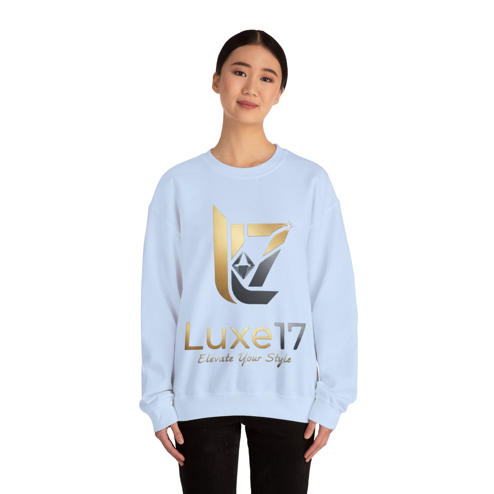 Luxe17 Logo Crewneck Sweatshirt — Elevate Your Style