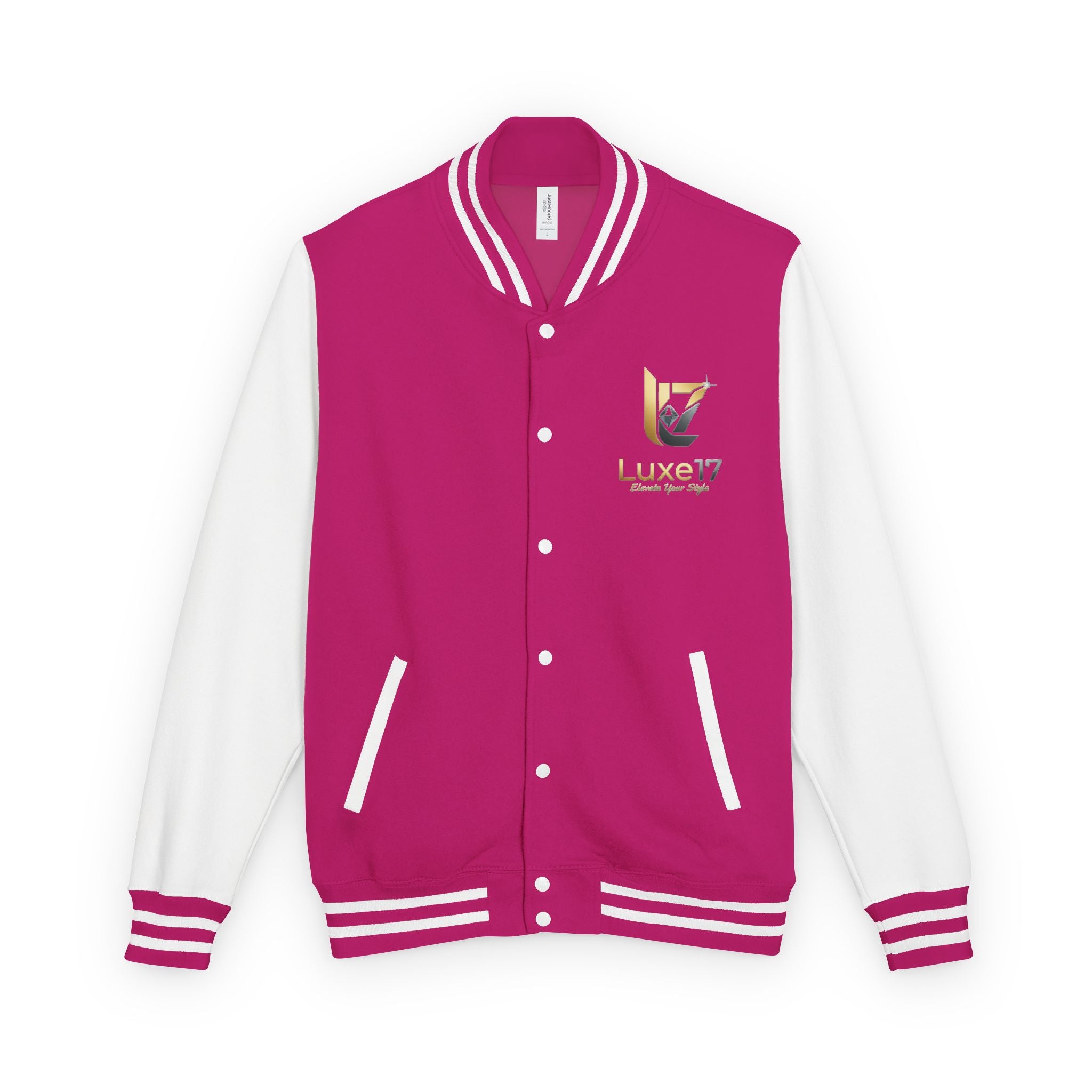 Letterman Jacket — Luxe17 Gold Logo Varsity Jacket