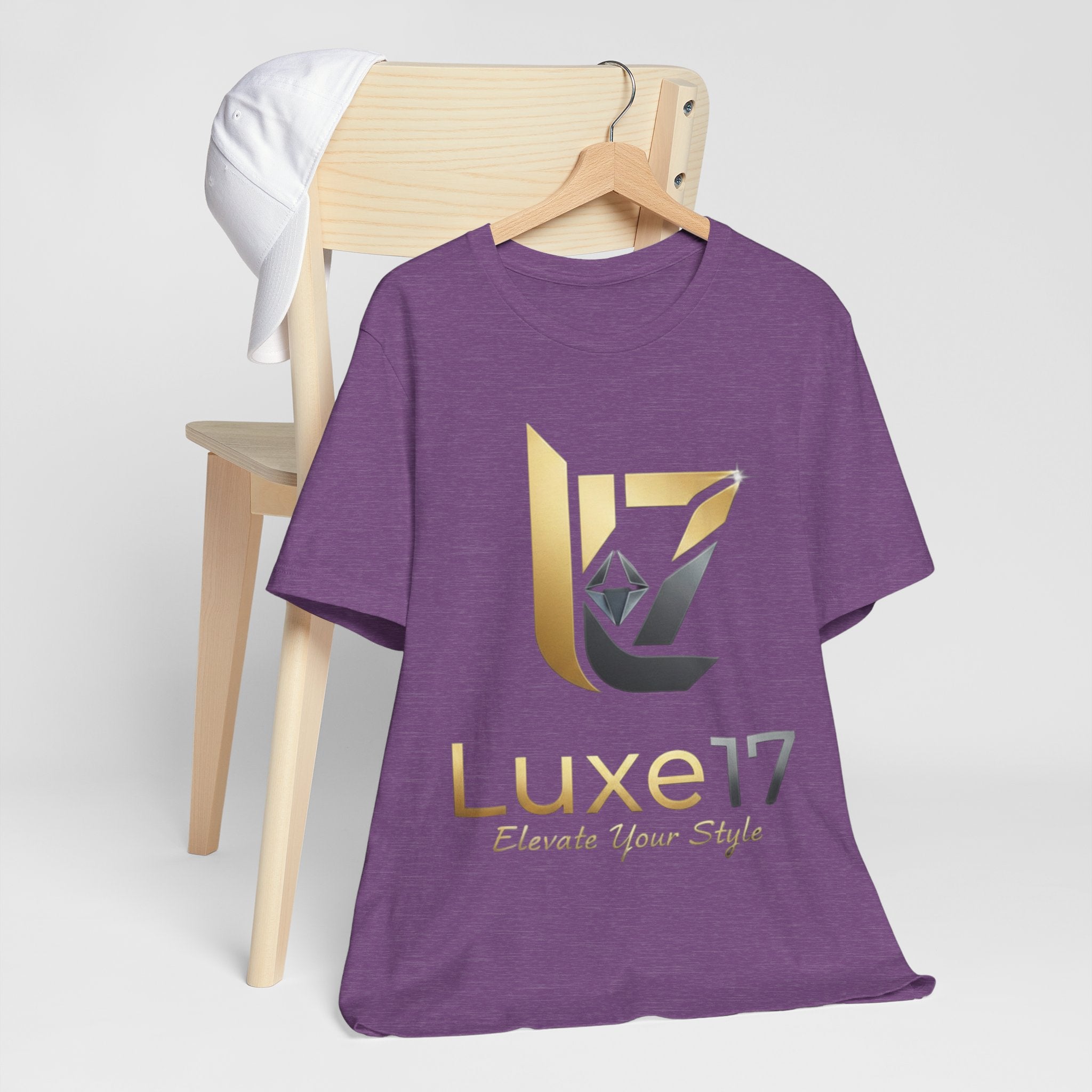Luxe17 “Elevate Your Style” Logo T‑Shirt