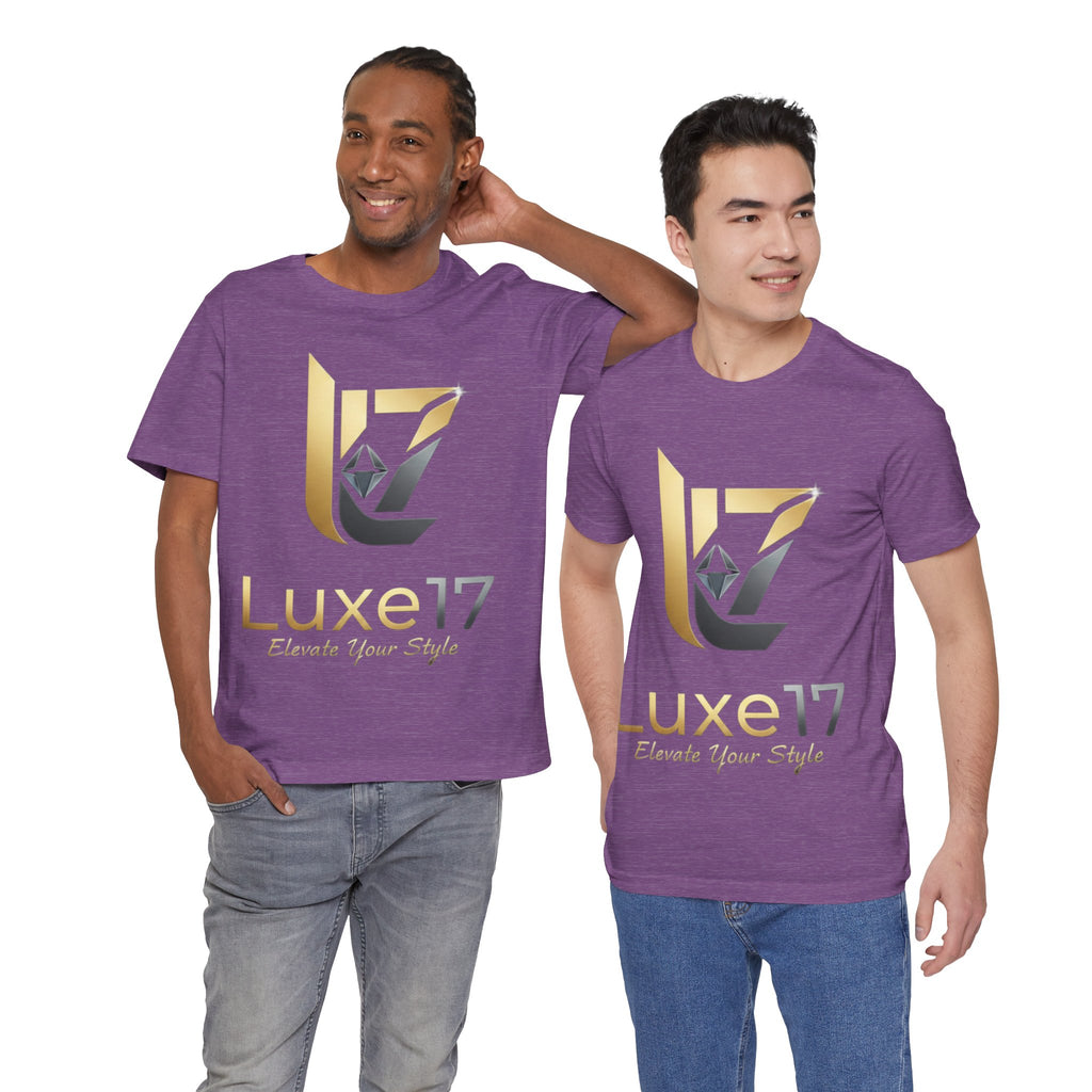 Luxe17 “Elevate Your Style” Logo T‑Shirt