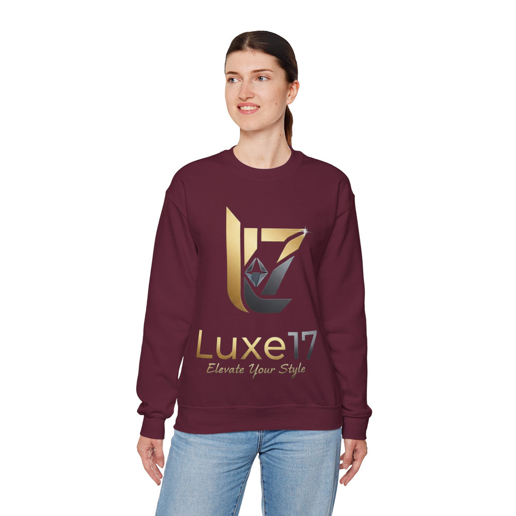 Luxe17 Logo Crewneck Sweatshirt — Elevate Your Style