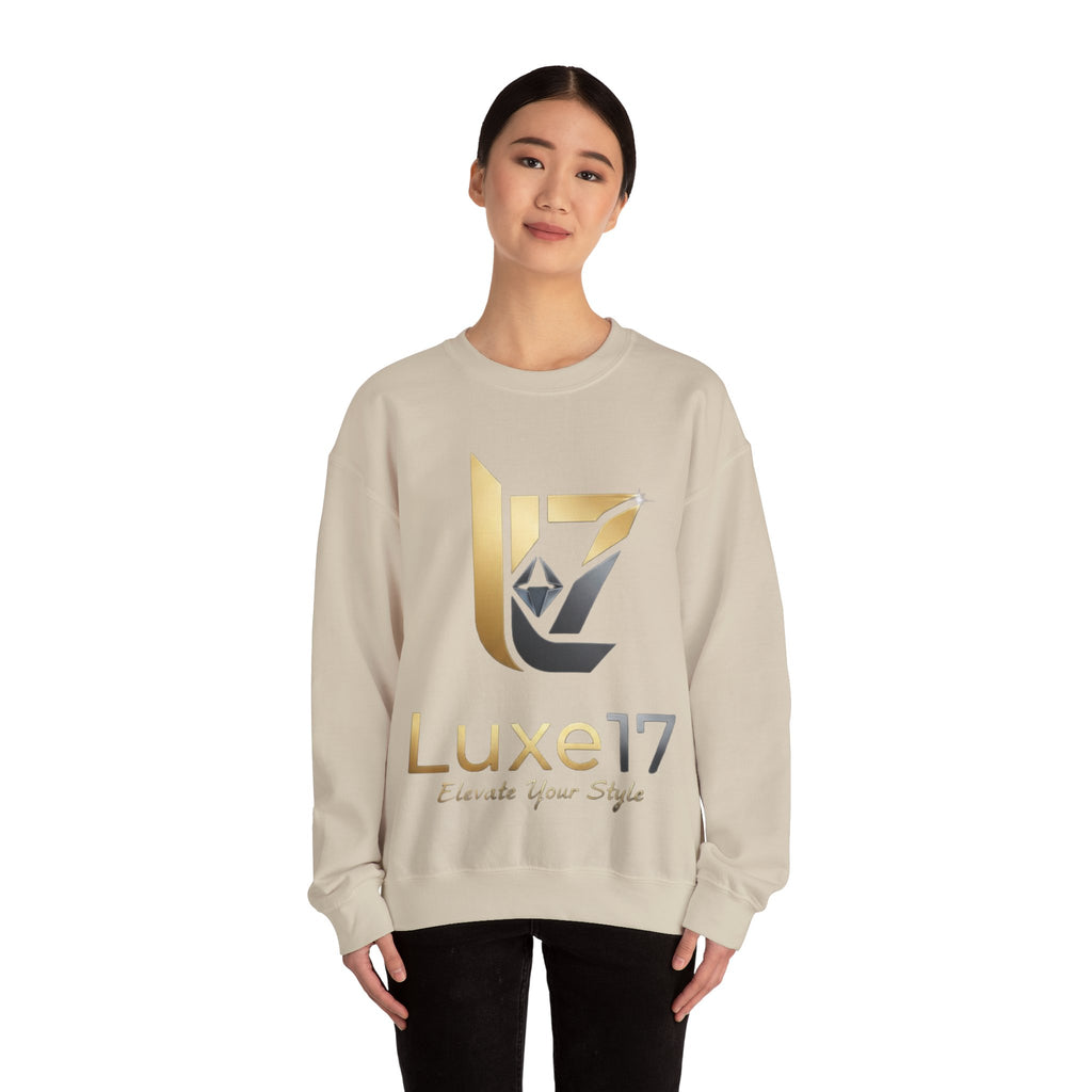 Luxe17 Logo Crewneck Sweatshirt — Elevate Your Style
