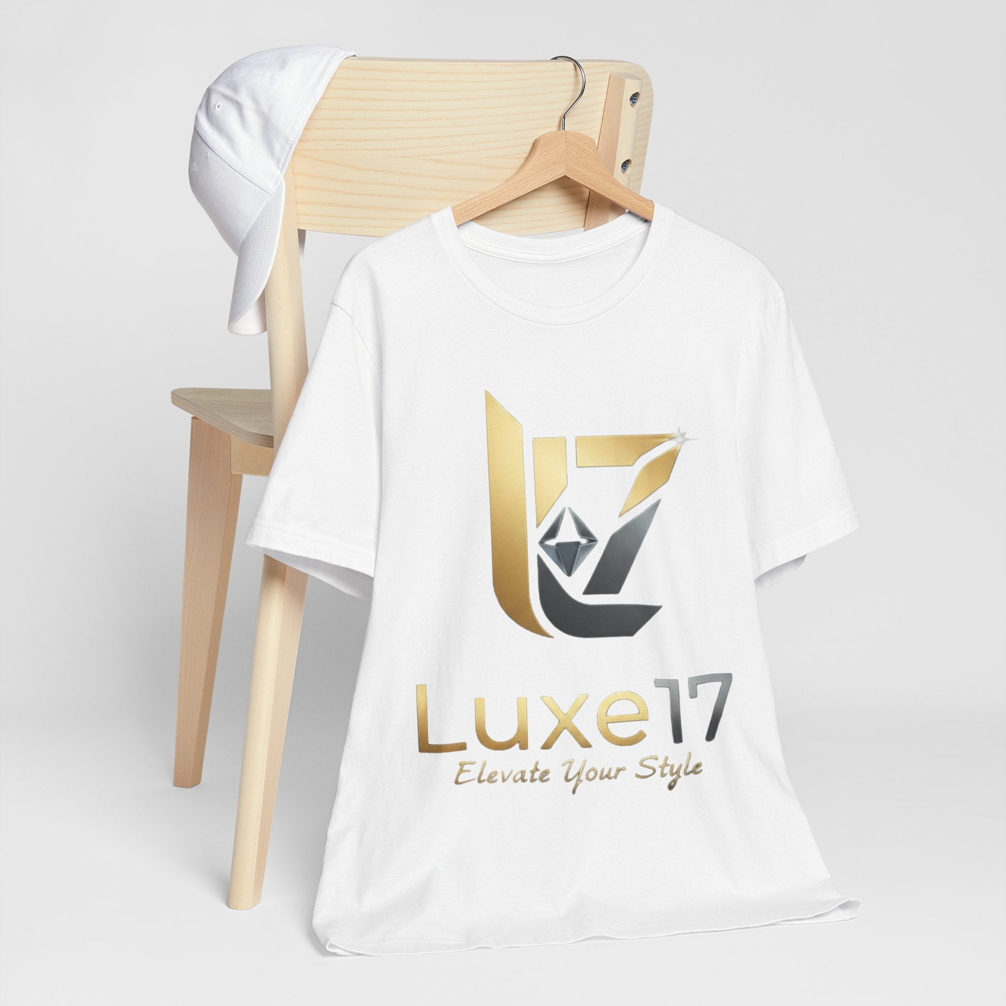 Luxe17 “Elevate Your Style” Logo T‑Shirt
