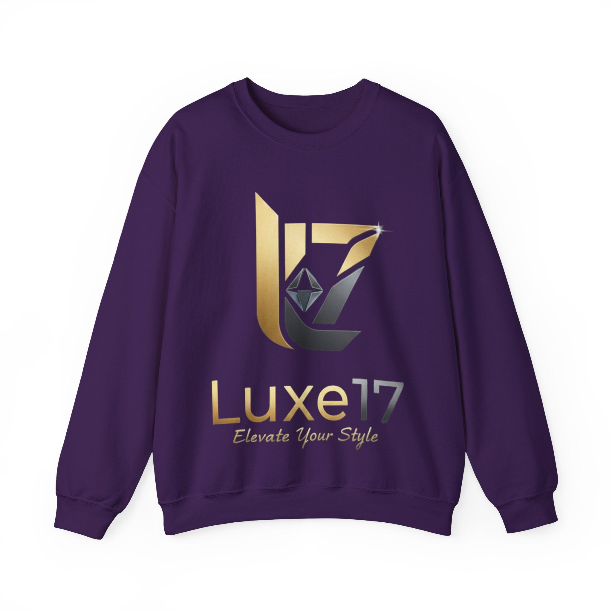 Luxe17 Logo Crewneck Sweatshirt — Elevate Your Style