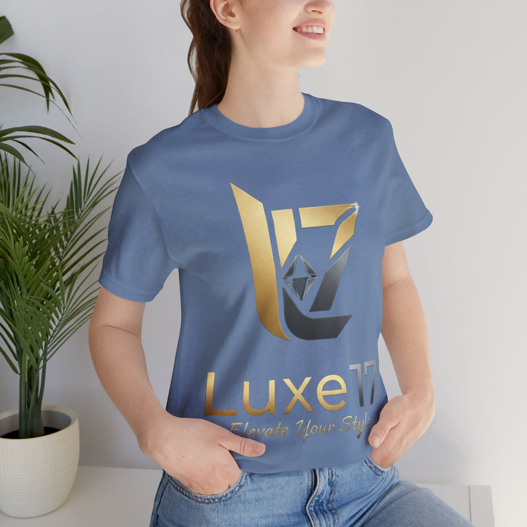 Luxe17 “Elevate Your Style” Logo T‑Shirt